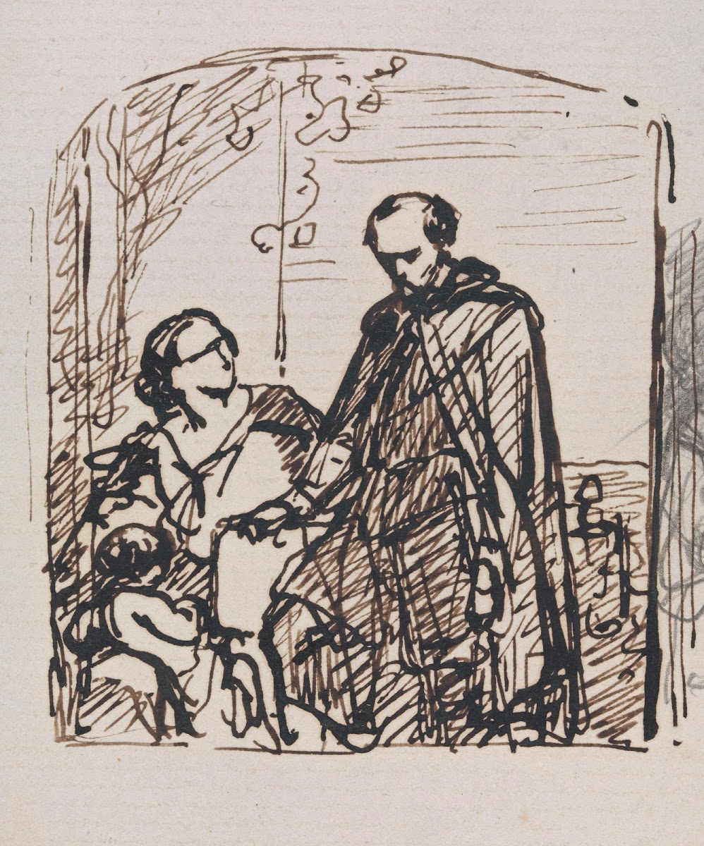 Torquato Tasso Dressed as a Sheperd Visits his Sister Cornelia in Sorrento