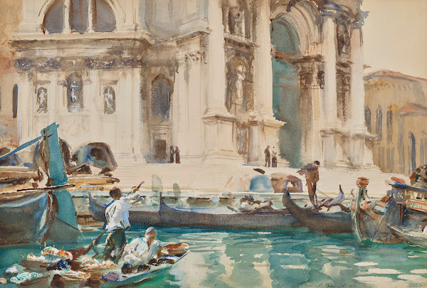 The Façade of La Salute Venice circa 1903