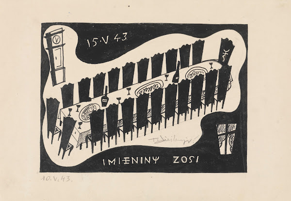 PamiąTka Z Imienin Zofii CieśLewskiej Projekt 1943