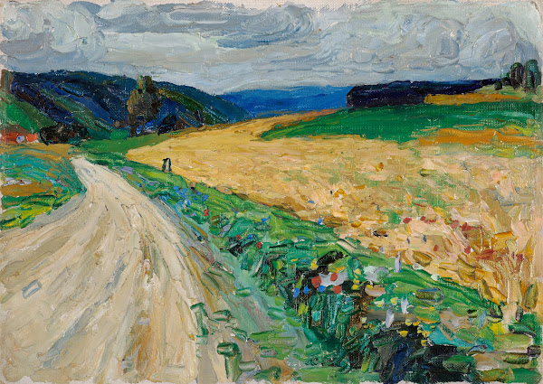 Kallmünz  Nature study on the yellow stagecoach 1903