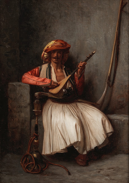 The lute player 1858