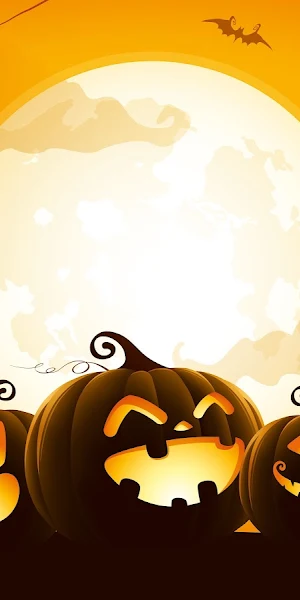 Halloween, Spooky, Pumpkin, Digital Art 8K Wallpaper Background