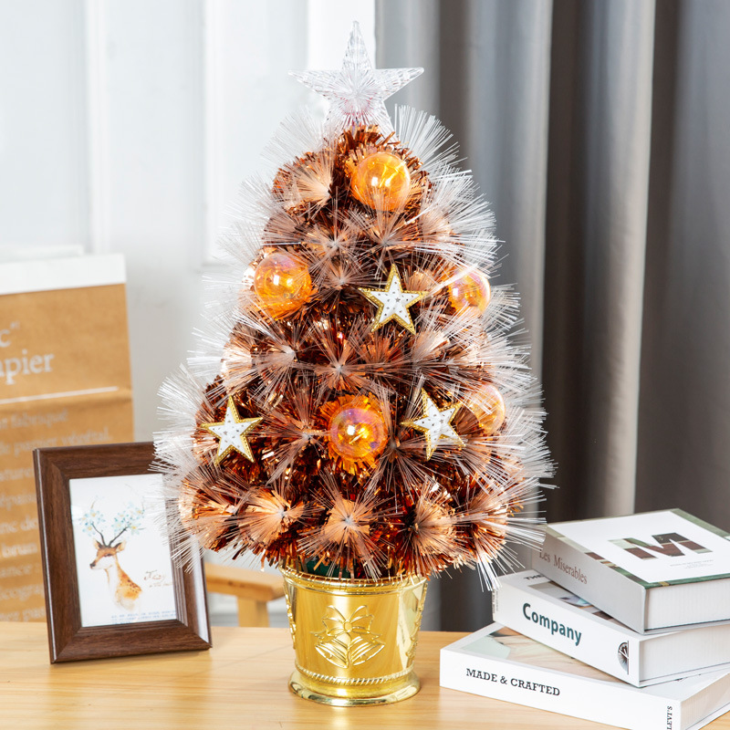 LED Fiber Optic Table Christmas Tree