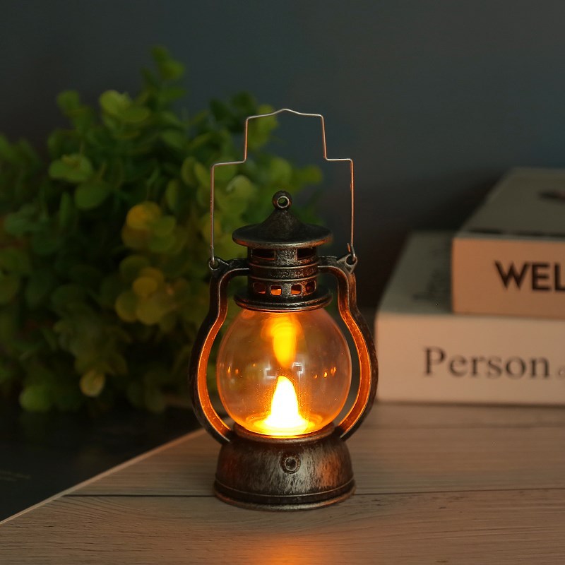 Dekorative LED-Laterne im Retro-Stil