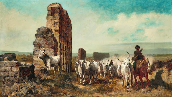 Cattle in the Roman Campagna 1872