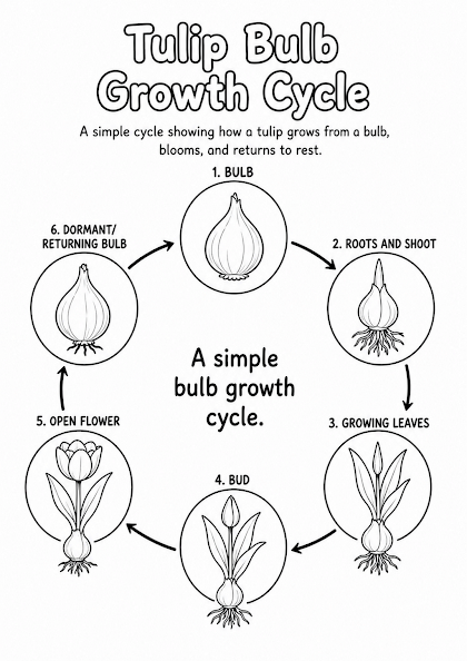Tulip Life Cycle Worksheet