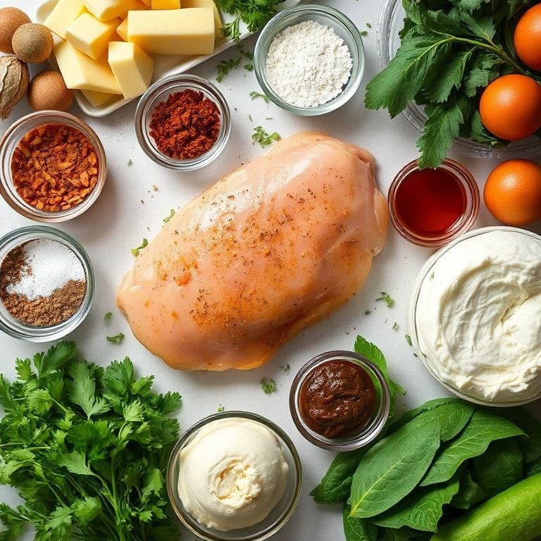 Ingredients for Easy BBQ Bacon Cheddar Chicken for Weeknight Dinner: Quick & Flavorful