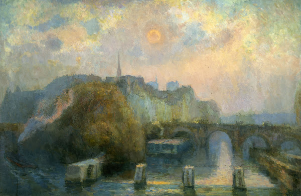 La Cité Paris matinée dautomne 1909