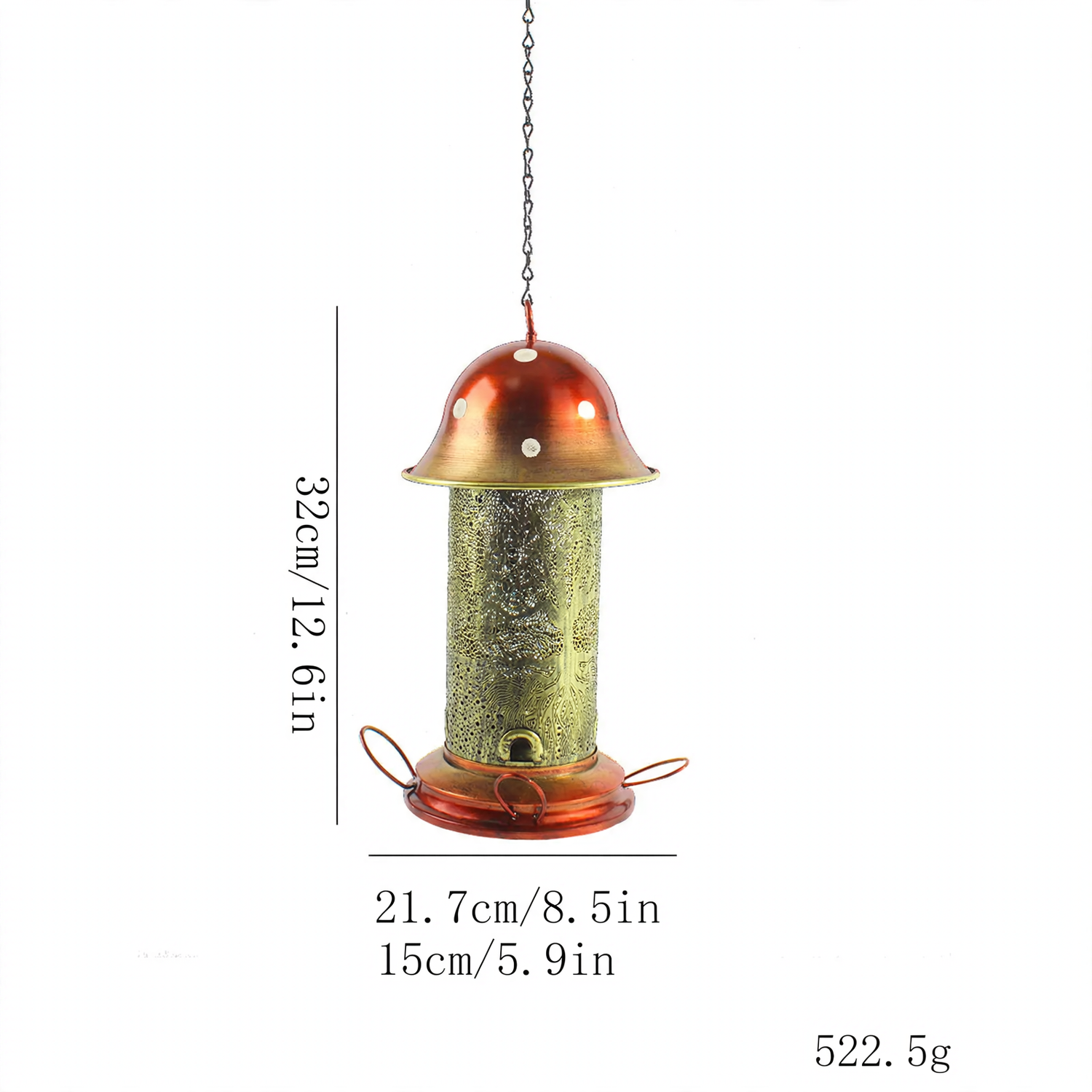 Telescoping Metal Feeding Station for the Garden