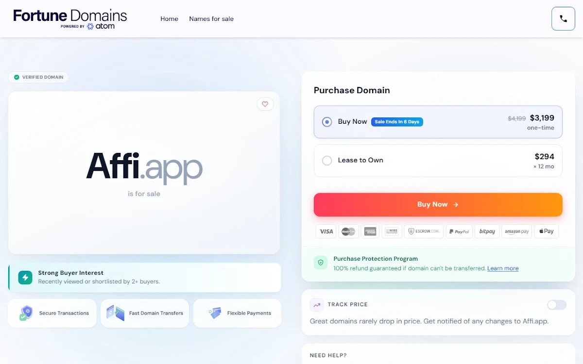 Captura de Affi â€“ AI affirmations