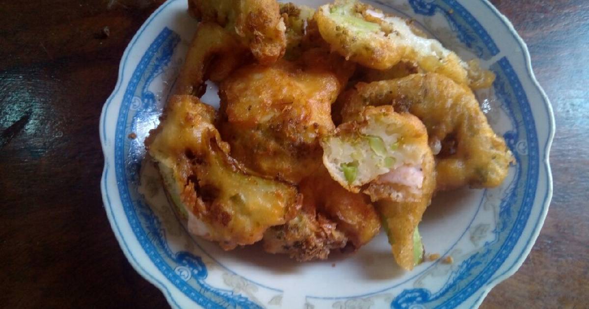 Bông cải xanh chiên bột