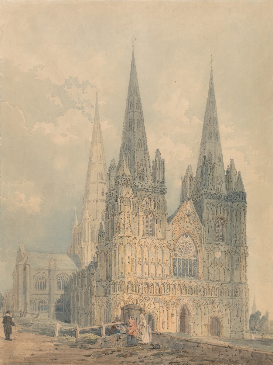 Lichfield Cathedral Staffordshire 1794