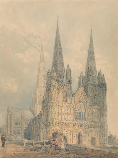 Lichfield Cathedral Staffordshire 1794