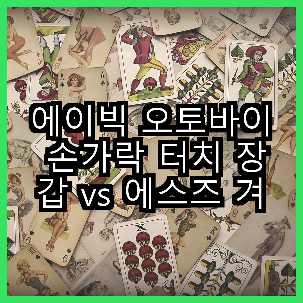 에이빅 오토바이 손가락 터치 장갑 vs 에스즈 겨울 방한 토시 장갑, 어떤 선택이 더 따뜻할까? 썸네일
