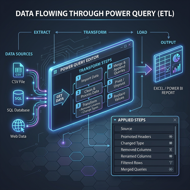 Power Query ETL pipeline