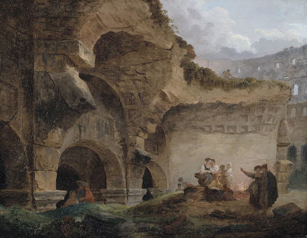Washerwomen in the Ruins of the Colosseum