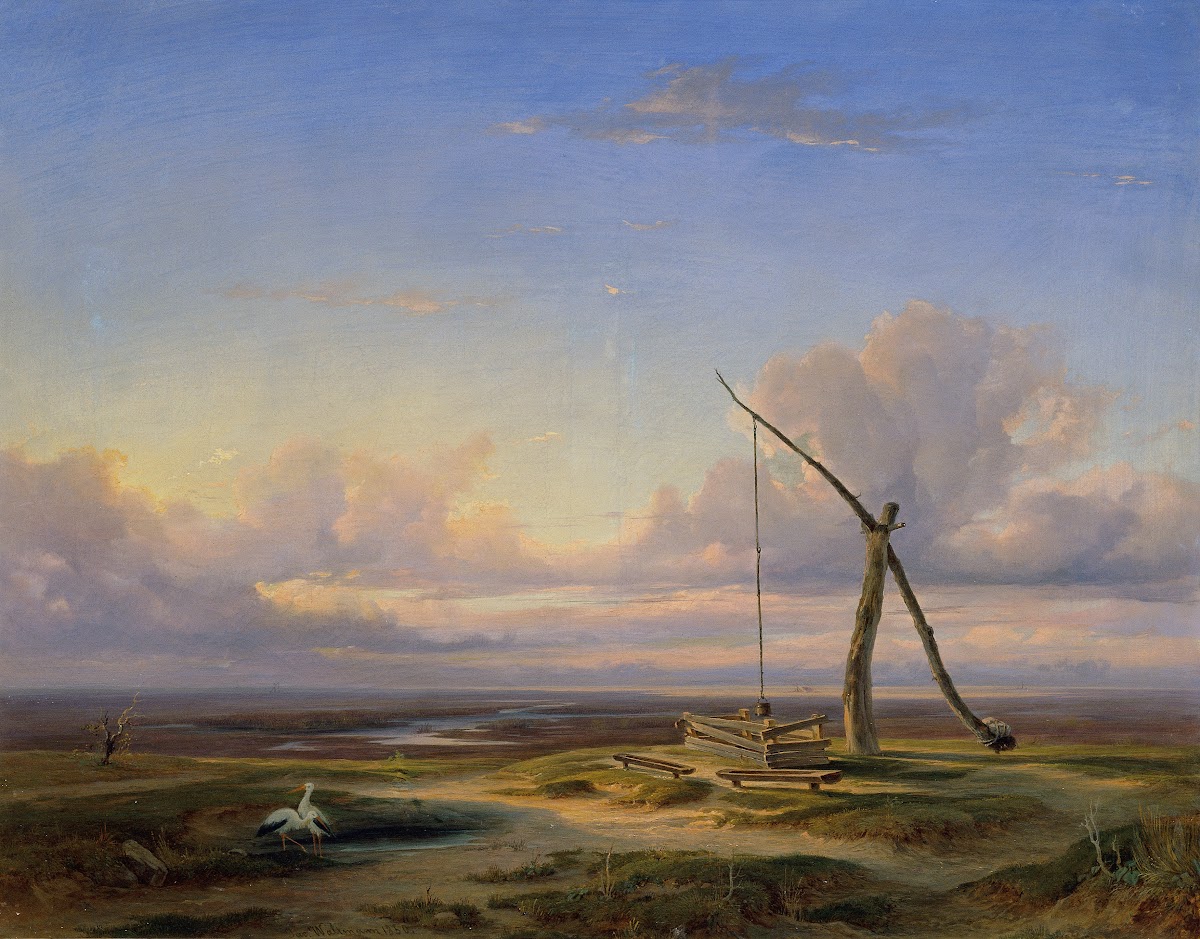 Puszta in Ungarn 1850