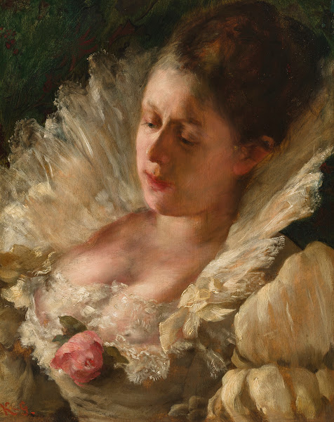 Portrait Of A Woman Circa 1900
