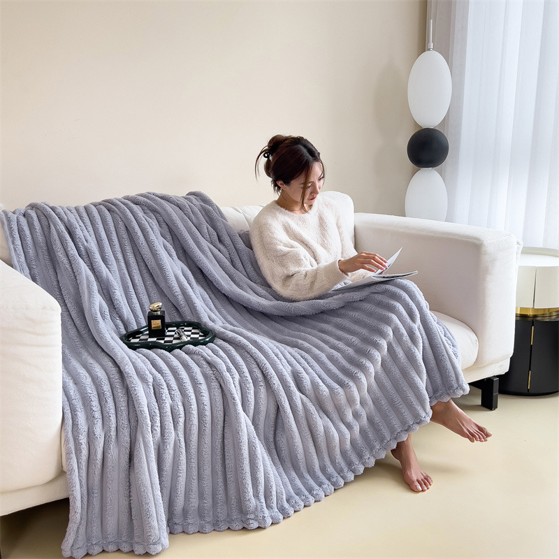 Milk Fiber Flannel Blanket, warming