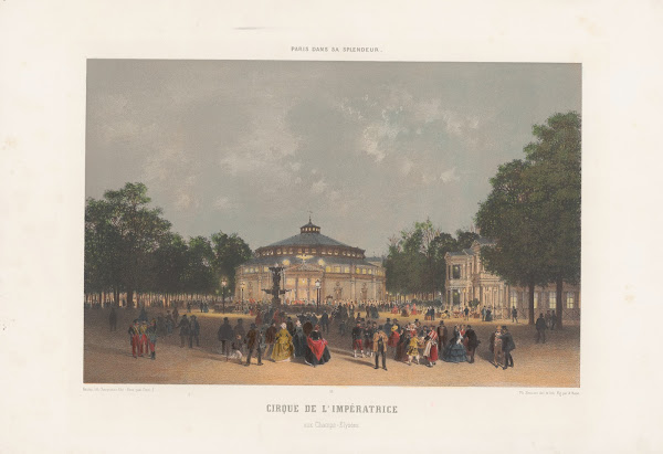 Cirque de lImpératrice aux Champs Elysées 19th century