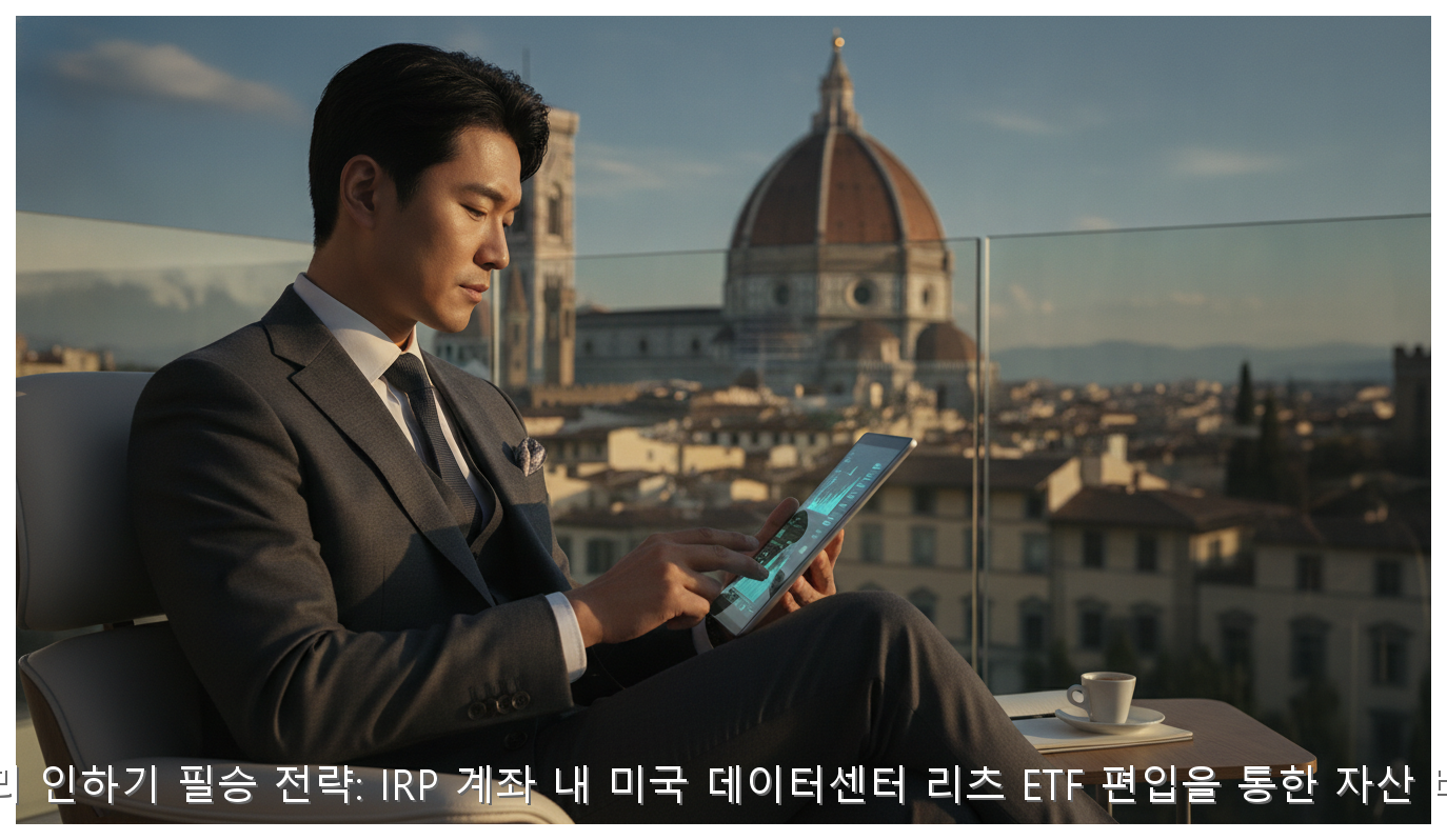 2026년 금리 인하기 필승 전략: IRP 계좌 내 미국 데이터센터 리츠 ETF 편입을 통한 자산 배분 가이드 핵심 안내 및 분석 인포그래픽 (5)