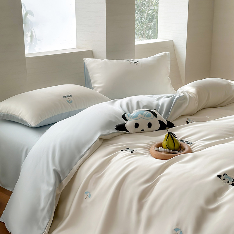 Bedding set, 4-piece, Lyocell, Cartoon motif