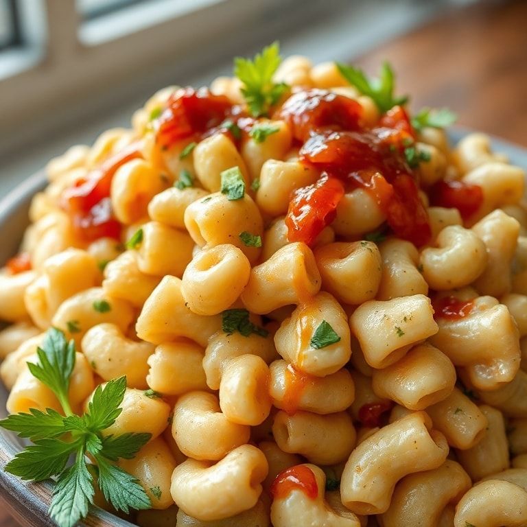 Hawaiian BBQ Macaroni Salad (Creamy Island Style) – Easy Homemade Island Creamy Salad finished