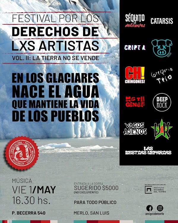 Festival por los Derechos de lxs Artistas Vol. II: La Tierra no se Vende