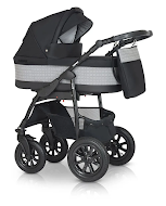 Коляска 2 в 1 Verdi Laser BLACK 03 черный