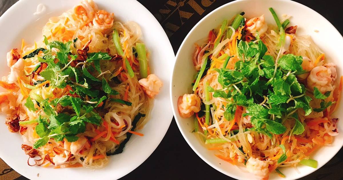 Miến trộn hải sản