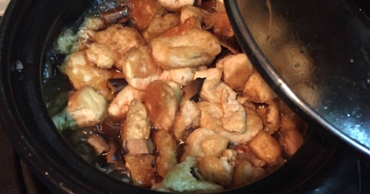 Đậu sốt nấm chinsu chay