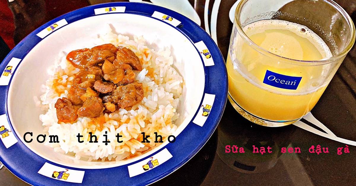 Sữa hạt sen đậu gà