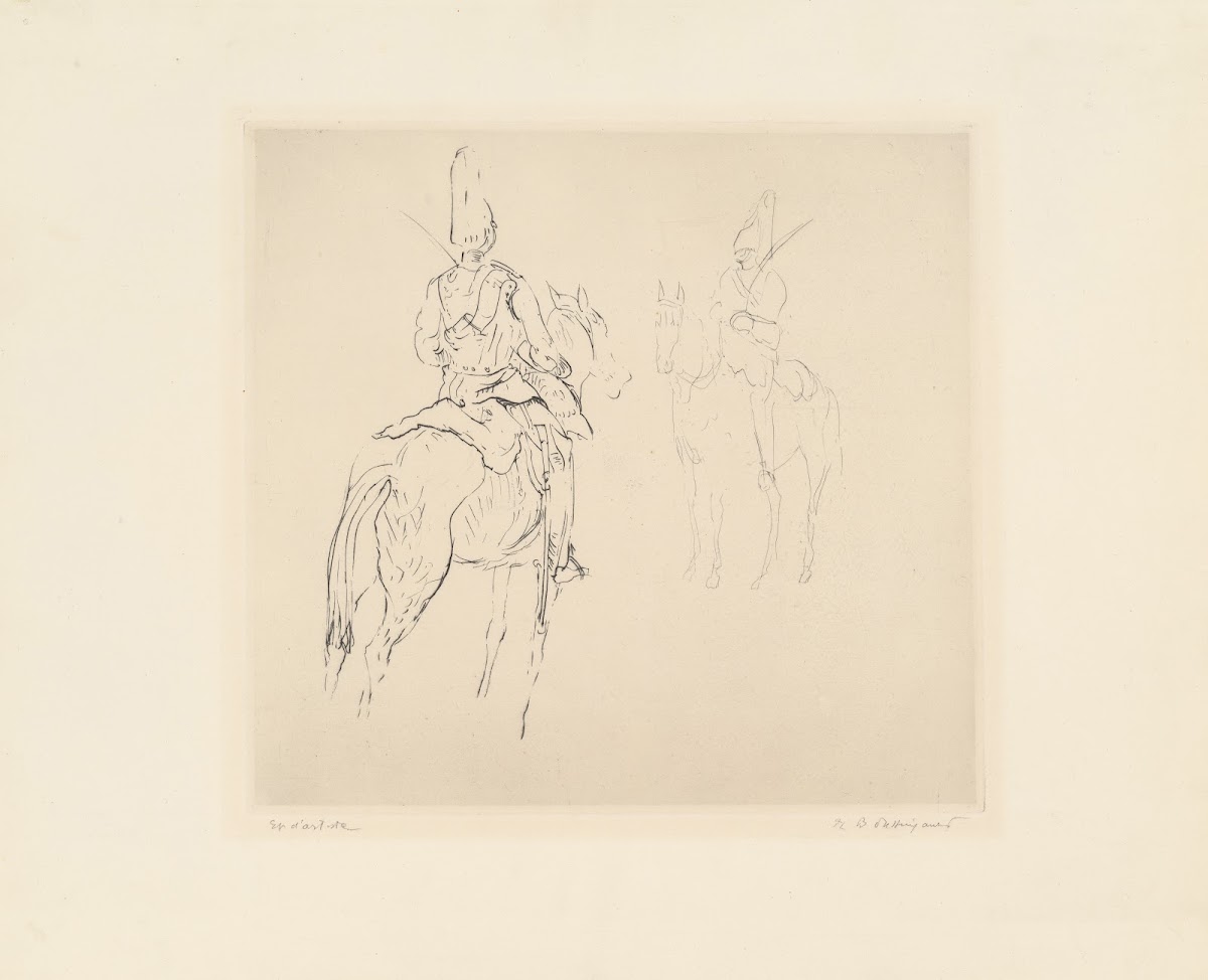 Guards on horseback 1929