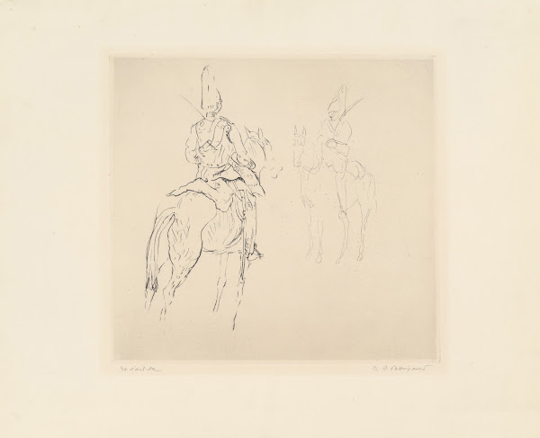 Guards on horseback 1929