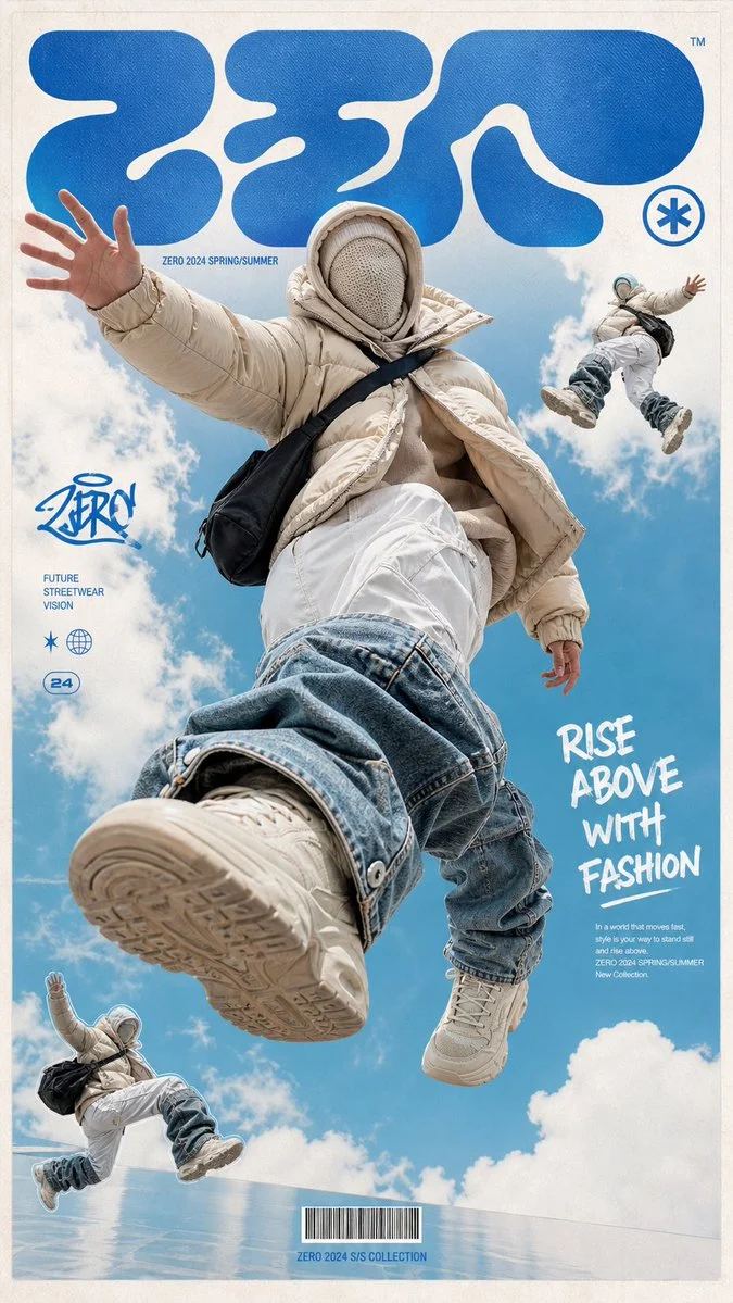 Un Poster De Moda Urbana