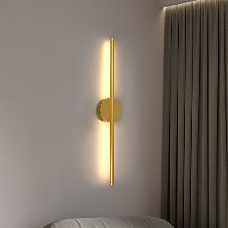 LED-Wandleuchte modern, Aluminium, Silikon