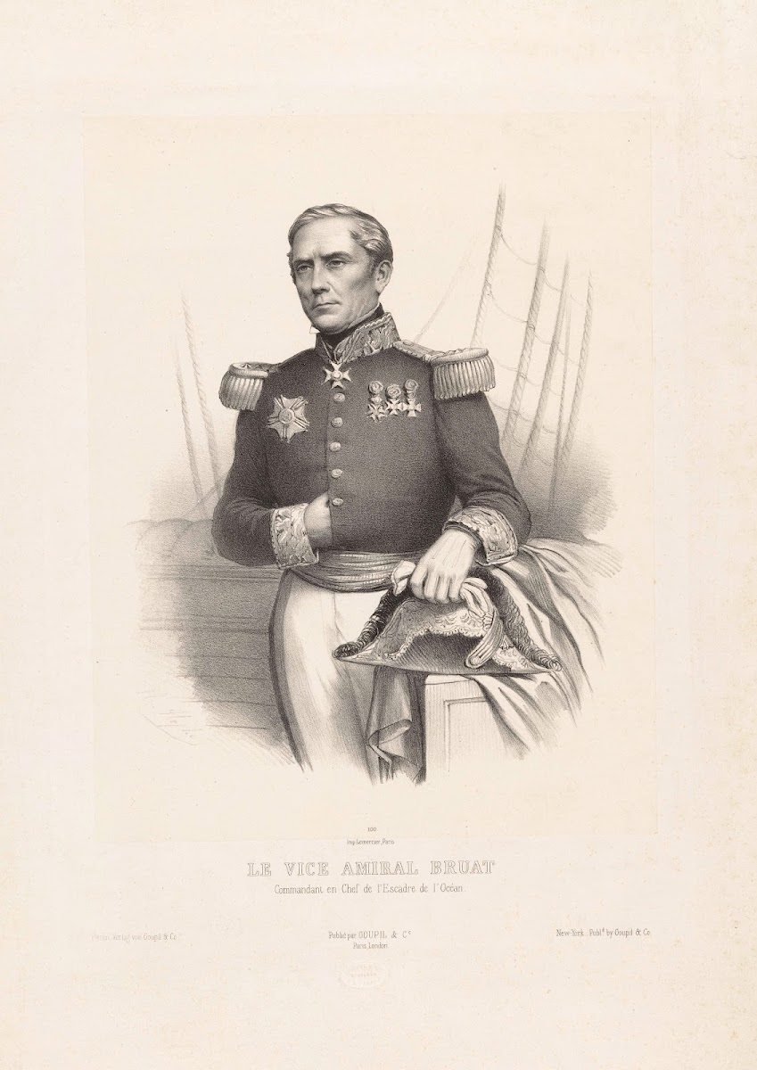 Le Vice Amiral Bruat Commandant en Chef de lEscadre de lOcéan 1854