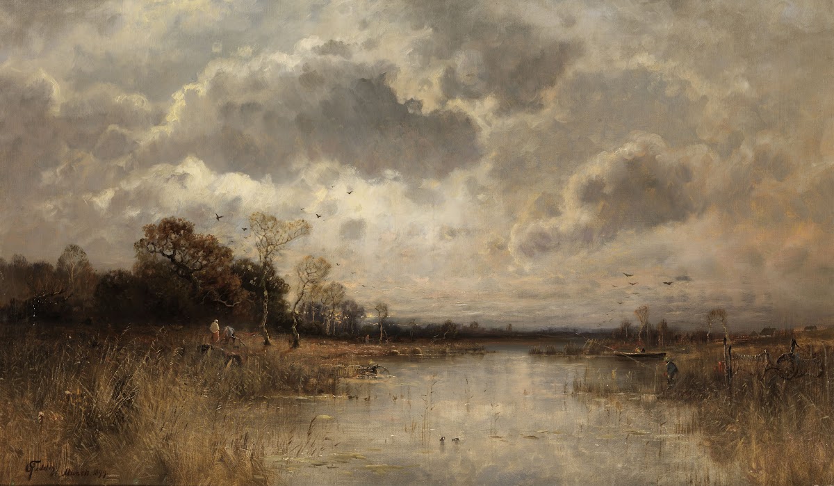 Weite Moorlandschaft 1899