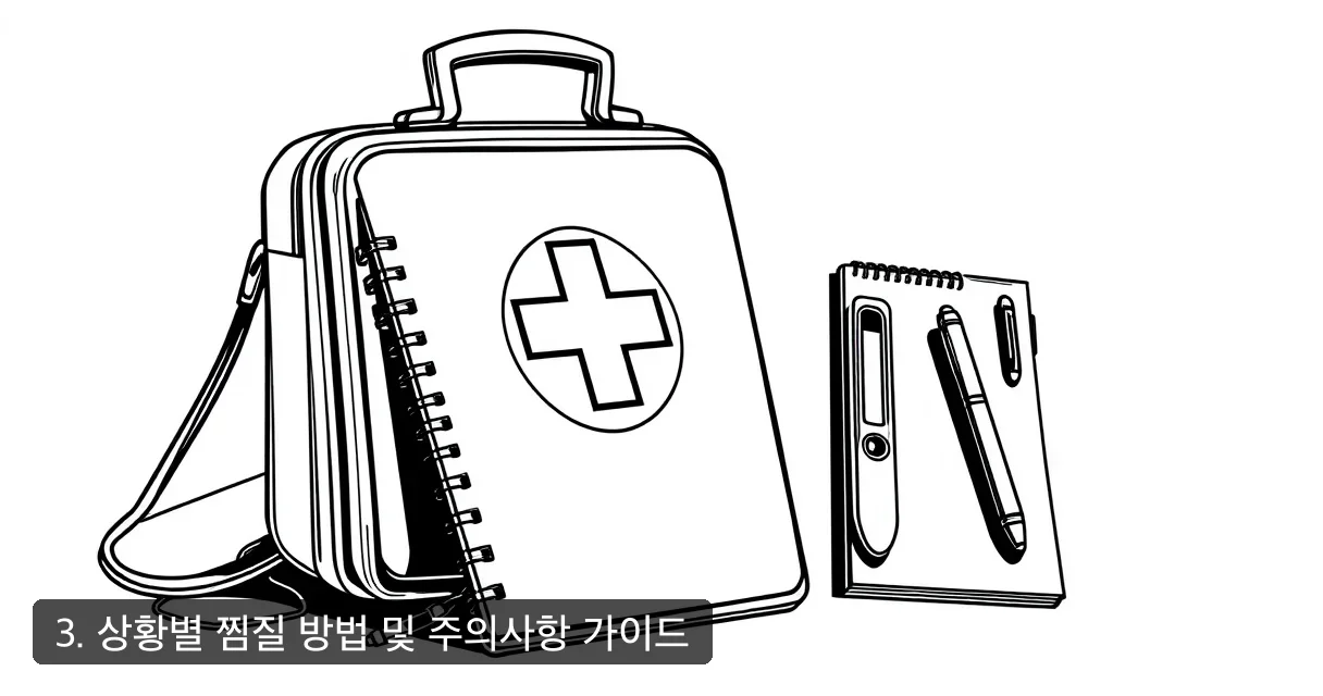 3. 상황별 찜질 방법 및 주의사항 가이드