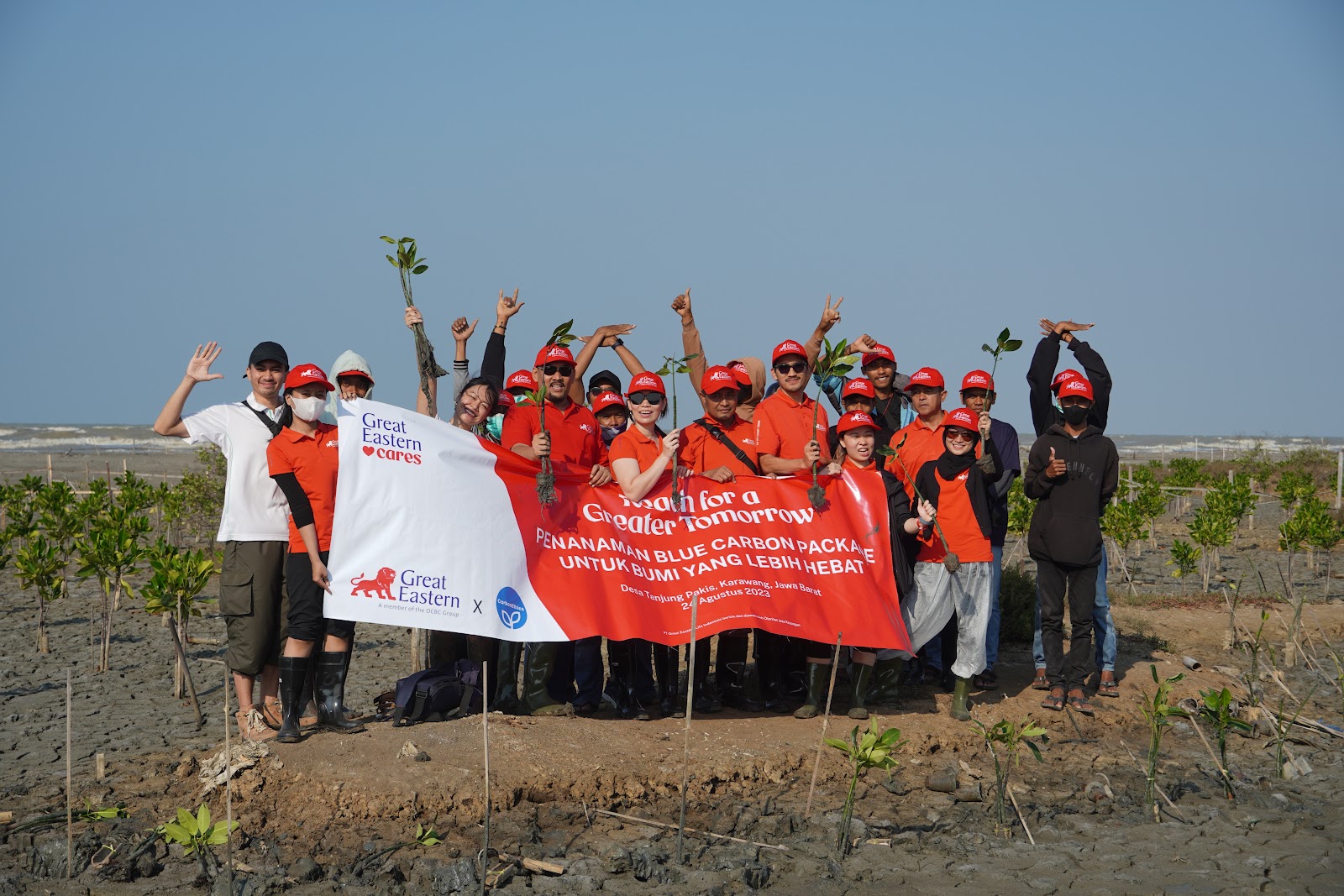 Tanjung Pakis, West Java is one of the recommended mangrove planting locations on the North Coast of Java.