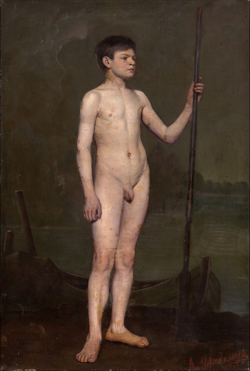 Boy with an oar 1875