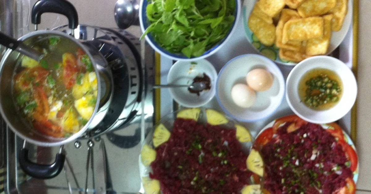 Bò nhúng món ăn dinh dưỡng cho gia đình bạn