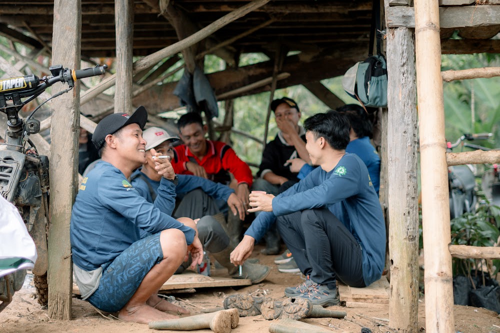 Dokumentasi lapangan tata batas kawasan hutan