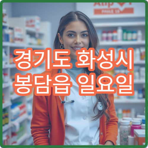 경기도 화성시 봉담읍 일요일 당번약국 안내 주말 약국 운영정보