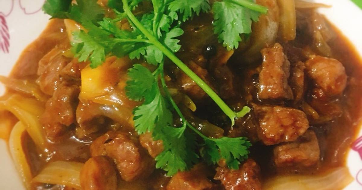 Bò xốt tiêu đen