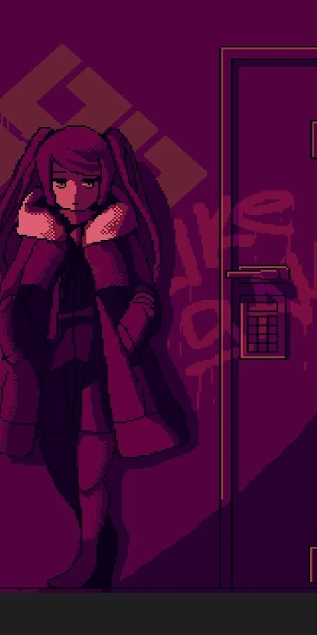 Video Games, Video Game Girls, Anime Girls, Purple, Graffiti 2K Phone Wallpaper