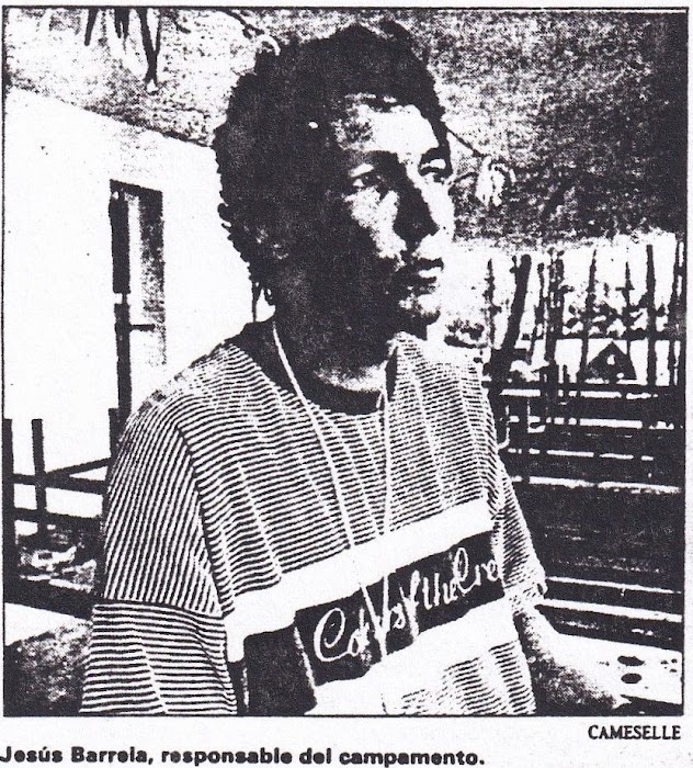Jesús Barrela, responsable del campamento.