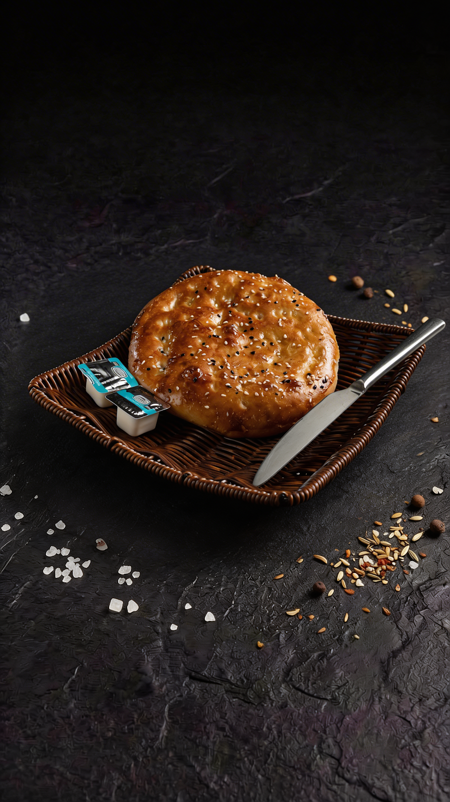 Turkish ekmek (bread) dish