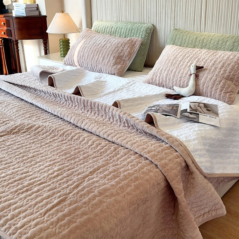 Babyflausch-Tagesdecke, koreanischer Stil, Herbst-Winter