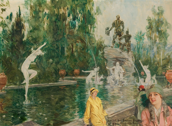 Sketch for Balboa Fountain 1925